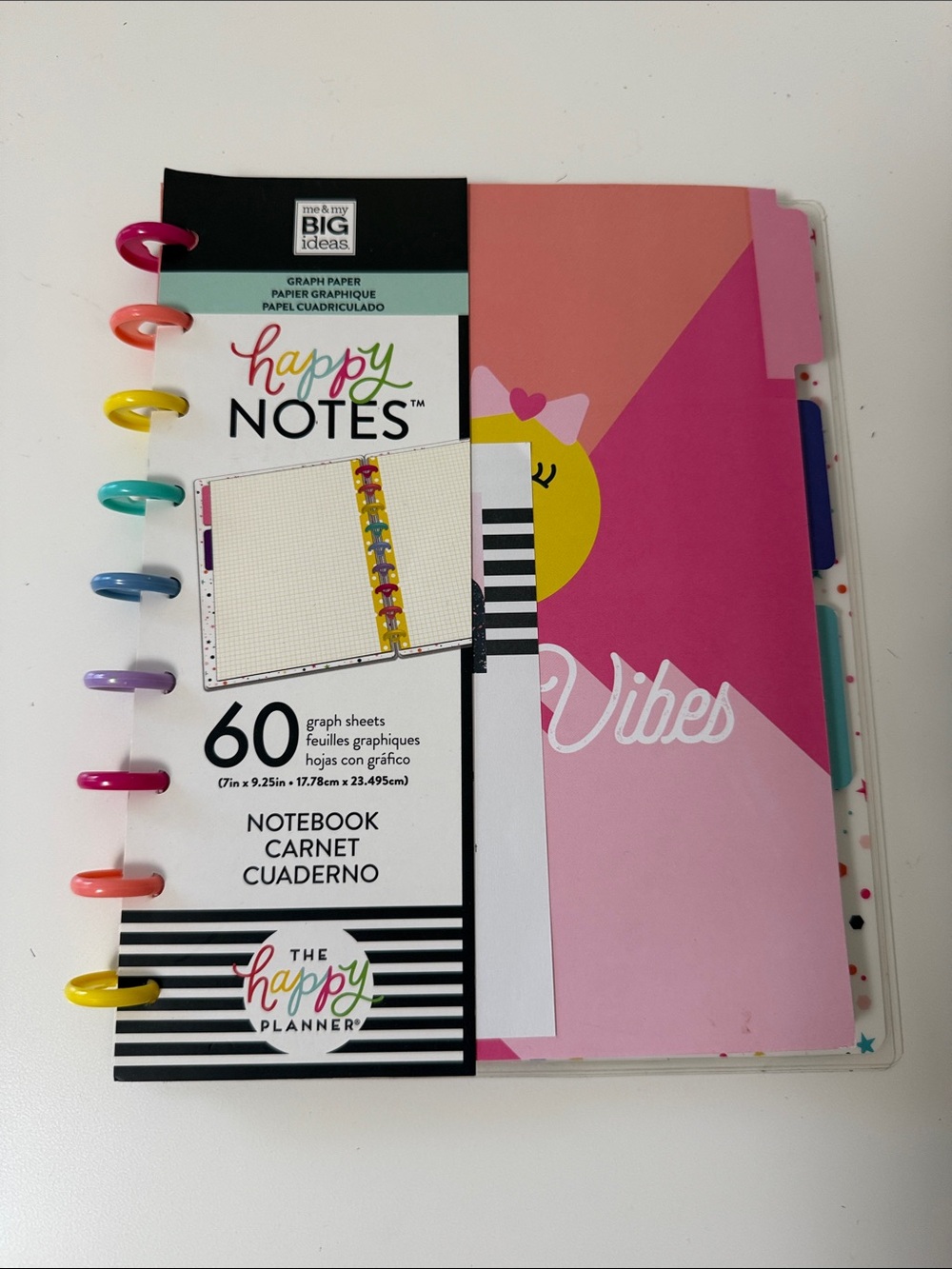The Happy Planner•Live Color Fully Happy Notes Notebook